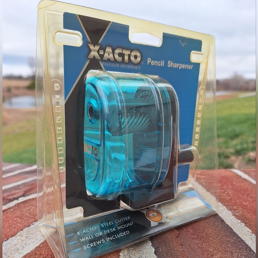 Vtg new in box X-acto mountable Pencil Sharpener